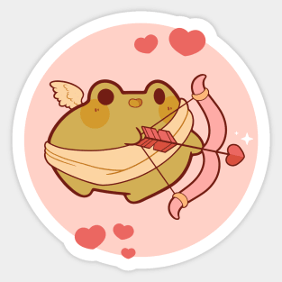 Cupid frog Sticker